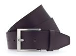Vanzetti Pelle Cintura 40Mm Leather Belt W100 Dark Brown Marrone Scuro