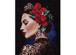 Set Per Punto Croce Letistitch "Muse"", Schema Contato, 25X20Cm"