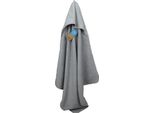 A&R 731.50 | Print-Me® Baby Asciugamano Con Cappuccio - 75 X 75 Cm - Colore: Grigio Chiaro/Grigio Chiaro/Grigio Chiaro - Dimensioni: 75 X 75 Cm