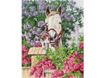 Luca-S Set Per Punto Croce "Gentle Touch"", Schema Contato, 25X32Cm"