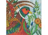 Set Di Immagini Da Ricamo Bothy Threads "Flights Of Fancy Pheasant"", Prestampato, ELH2, 16X16Cm"