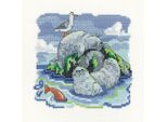 Set Per Punto Croce Heritage In Aida "Chillen"", Schema Contato, KCCH1642-A, 12,5X12,5Cm"