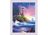Kit Punto Croce Contato Riolis "Faro"", Fai Da Te, 30X40Cm"