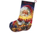 Set Punto Croce Letistitch "Calza Di Natale Miracolo Di Natale"", Schema Contato, 24,5X37Cm"