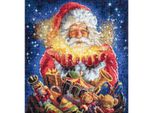 Set Per Punto Croce Letistitch "Miracolo Di Natale"", Schema Contato, 29X30Cm"