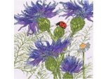 Kit Punto Croce Bothy Threads Jardin Des Bleuets, Fai Da Te, XFY8, 26X26Cm