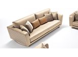 Divano A Tre Posti Di Design Divano Imbottito Divani Moderni A 3 Posti Mobili Da Camera Seduta Beige
