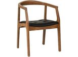 Elegante Sedia Da Pranzo In Legno Marrone Monoposto Poltrona Di Lusso A 1 Posto