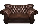 Divano Di Lusso Marrone A Due Posti Divano Chesterfield Salotto Imbottito
