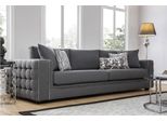 Divano Da Salotto Di Lusso 2 Posti A Due Posti Divano Grigio Chesterfield Divani Nuovo