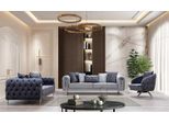 Mobili Da Salotto Moderni Di Design In Tessuto Chesterfield Set Di Divani E Poltrone