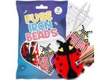 Set Di Perline La Manuli Con Ferro Da Stiro Per Coccinelle - Perline Con Piastrina E Sagoma, Set Di Perline Creative Per Bambini Dai 6 Anni In Su