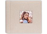 Album Slip-In Zep Aura Beige 200 Foto 11X16 Cm Album Memo Con Campi Di Etichettatura