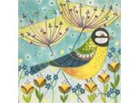 Kit Da Ricamo Bothy Threads "Flight Of Fantasy: Blue Tit"", Prestampato, ELH6, 16X16Cm"