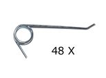 48 X Molla Per Einhell RG-SA 1433 / BG-SA 123 / Erl 500 Rullo Arieggiatore Scarificatore