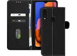 Avizar, Custodia In Ecopelle Con Funzione Di Supporto Per Samsung Galaxy A20S, Nero