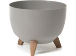 Lamela Spolka Z Organiczona Odpowiedź. MíSa Roma - šEdá Eco Ø 47 Cm 26,5 Cm