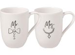 Villeroy E Boch Set Tazze 280 Ml Mr And Mrs Villeroy & Boch