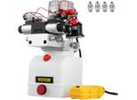Pompa Idraulica Vevor 12V Con Doppio Solenoide A Doppio Effetto, Centralina Idraulica 4,5L, Pompa Ribaltabile ZZ004234 Pompa Idraulica Elettrica