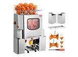 Vevor Spremiagrumi Commerciale Automatico 120W, Spremiagrumi In Acciaio Inox Per 20 Arance Al Minuto, Con Box Filtro Estraibile, Coperchio In Acciaio Inox Spremiagrumi Elettrico