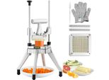 Vevor Taglierina Per Patate Taglierina Per Patatine Fritte Da 1/4 Di Pollice, Taglierina Per Verdure Tritatutto Commerciale Affettafrutta Con 2 Lame Di Ricambio, Tritatutto In Acciaio Inox Insalata, Frutta