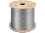 Vevor 150 M Di Fune In Acciaio Inox Da 3,2 Mm T316 Fune In Acciaio Inox Zincata