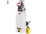 Pompa Idraulica Vevor 8L Pompa Ribaltabile A Semplice Effetto Da 0,37 A 5,5 Kw Con Serbatoio Metallico Da 8L Telecomando Con Cavo Da 4,5 M