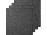 Quadrotte Di Moquette Vevor, 500 X 500 X 5 Mm, Moquette Con Imbottitura Annessa, Quadrotte Di Moquette Morbidamente Imbottite, Facile Installazione Fai Da Te Per Camere Da Letto E Soggiorni (20 Pezzi, Grigio Scuro)