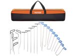 Set Di Barre Per La Rimozione Delle Ammaccature Vevor, Barre Per La Riparazione Delle Ammaccature Senza Verniciatura Da 21 Pezzi, Barre Per Ammaccature In Acciaio Inossidabile, Strumenti Per La Riparazione Delle Ammaccature A Coda Di Balena, Strumento Professionale Per La Rimozione Delle Ammaccature Da Grandine Per Ammaccature Minori, Ammaccature Delle Porte E Danni Da Grandine