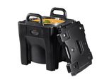 Vevor Contenitore Isolato Per Alimenti, Capacità 32 Qt, Hotbox Per Catering Impilabile Con Fusto In Acciaio Inox, Scaldavivande In Lldpe Con Caricatore Dall'alto E Maniglie Integrate, Fibbie, Base Fissa, Per Mense Di Ristoranti, B