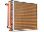 Scambiatore Di Calore Acqua-Aria Vevor, 45,72 X 50,8 Cm Con Connessioni In Rame A 3 File Da 9,53 Mm, 242 Alette In Alluminio Scambiatore Di Calore Per Stufe A Legna, Riscaldamento E Raffrescamento Di Ambienti Abitativi E Riscaldamento Ad Aria Calda