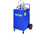 Vevor Serbatoio Di Carburante Da 30 Galloni, Serbatoio Di Stoccaggio Del Gas E 4 Ruote, Con Pompa Di Trasferimento Manuale, Serbatoio Di Carburante Benzina-Diesel Per Auto, Tosaerba, Fuoristrada, Barche, Ecc, Blu