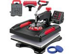 Vevor Transfer Press 5 In 1 Pressa Termica 38 X 38 Cm Macchina Per Stampa Termica 1000 W Fai Da Te Per T-Shirt Con Controllo Digitale A Led Della Temperatura E Del Tempo Per La Sublimazione Di Tazze, Magliette E Cappelli