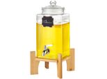 Distributore Di Bevande Vevor, Distributore Di Bevande Da 1,5 Galloni Per Feste, Distributore Di Succhi Di Frutta In Vetro Con Supporto, Rubinetto In Acciaio Inox, Distributore Di Tè Freddo, Limonata E Succo D'acqua, Per Ristoranti, Hotel, Feste