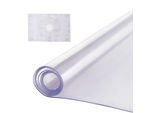 Vevor Tovaglia In Plastica, 61 X 121,9 Cm, Spessore 2,0 Mm, Protezione Trasparente Per Tavolo, Tappetino Rettangolare In Pvc Per Scrivania, Tappetino Impermeabile E Facile Da Pulire, Tovaglia