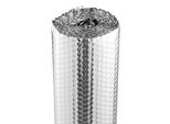 Vevor Doppio Rotolo Isolante Riflettente, Barriera Radiante A Bolle D'aria, 3,2 Mm, 48 Pollici X 10 Piedi, Scudo A Bolle D'aria In Foglio Di Alluminio Termoriflettente Su Entrambi I Lati, Rotolo Di Isolamento Termico
