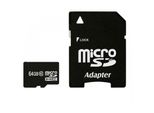 Scheda Micro Sd 64 Gb Classe 10 + Adattatore Sd - Scheda Di Memoria