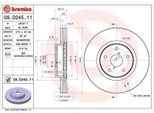 2X Disco Freno Brembo 09.D245.11 Per Subaru Outback (Br) Outback (Bs) Outback
