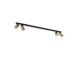 Nowodvorski Mono 7784 Lampada Da Parete A Soffitto A Strisce Led In Acciaio, Nero