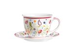 Ritzenhoff & Breker Milchkaffee Tasse Mit Untertasse Shanti 350 Ml