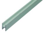 Alberts 473952 Profilo Ad H, Alluminio, Anodizzato Argento, 1000 X 13,5 X 22 Mm