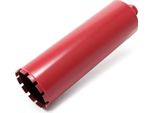 Punta Diamantata Wiltec ⌀132 Mm 1 ¼ Unc 400 Mm Per Macchine Di Carotaggio, Punta Per Metallo Sinterizzato, Punta Per Carotaggio A Umido, Punta Per Carotaggio A Secco