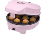 BESTRON 3-in-1-Kombi-Waffeleisen ASW238P, rosa, B:26cm H:12,5cm T:20,5cm, Waffeleisen