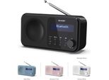 SHARP Radio DR-P420, schwarz, B:17,4cm H:9cm T:5,3cm, Radios