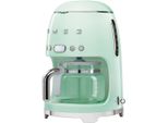 SMEG Filterkaffeemaschine DCF02PGEU, grün (pastellgrün), 4 Tasse(n), Kaffeemaschinen