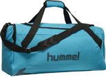 Sporttasche HUMMEL SPORTTASCHE MIT HAND- UND SCHULTERGURTEN, Gr. M, blau, Polyester, Taschen