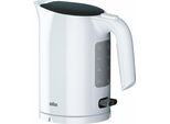 BRAUN Wasserkocher WK 3000 WH, weiß, B:13,5cm H:22,2cm T:21,4cm, Wasserkocher