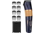 Haarschneider BABYLISS E986E MEN Lithium Power, blau (blau, gold), HaarschneiderB:10cm H:11cm T:5cm, 0,6-28mm, B:10cm H:11cm T:5cm