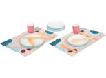 Spielgeschirr SMALL FOOT Geschirr-Set „tasty“, bunt, Spielgeschirr, Kinder, Holz