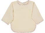 Lätzchen STERNTALER Ärmellätzchen Bauernhof, ecru, Baby, beige (ecru), Baumwolle, Lätzchen